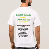 T-shirt Rampement de vallée de Castro (Dos)