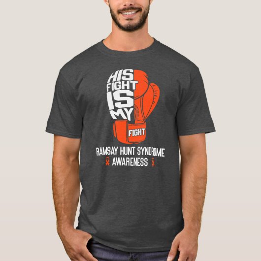 T-shirt Ramsay Hunt Syndrome Conscience Que Sa Lutte Est M (Devant)