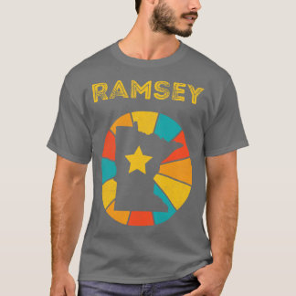 T-shirt Ramsey Minnesota Vintage Souvenir détendu 1