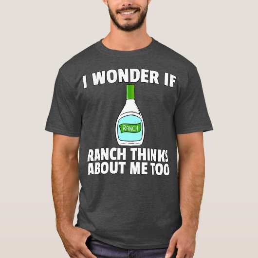 T-shirt Ranch Dressing Gift Funny Conditionnement Sauce (Devant)
