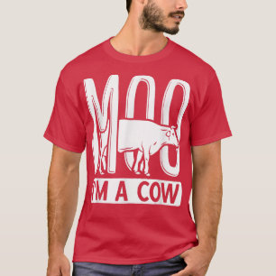 T-shirt Ranch Farmer Animal Moo Je suis une vache
