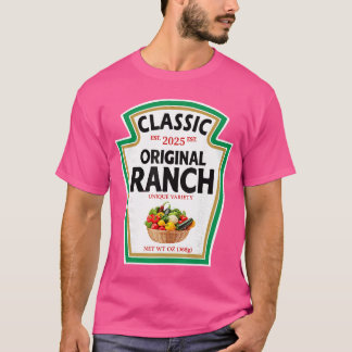 T-shirt Ranch Sauce Green Salad Dressing Condiment DIY Hal