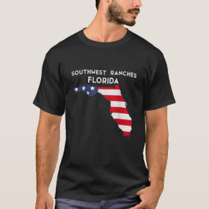 T-shirt Ranches Sud-Ouest Floride USA State America Travel