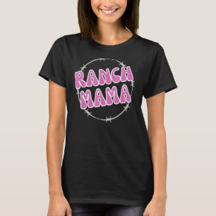 T-shirt Ranchin' Mama Mère maman ferme maman vaches bétail
