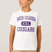 T-shirt Rancho Cucamonga - Cougars - Rancho Cucamonga (Devant)