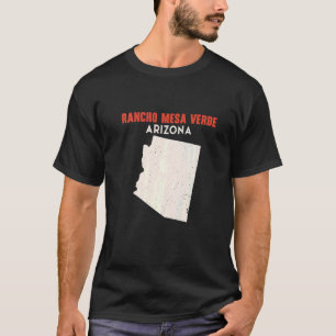 T-shirt Rancho Mesa Verde Arizona USA State America Travel