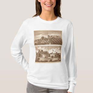T-shirt Ranchs, écuries, Tulare Co, calorie