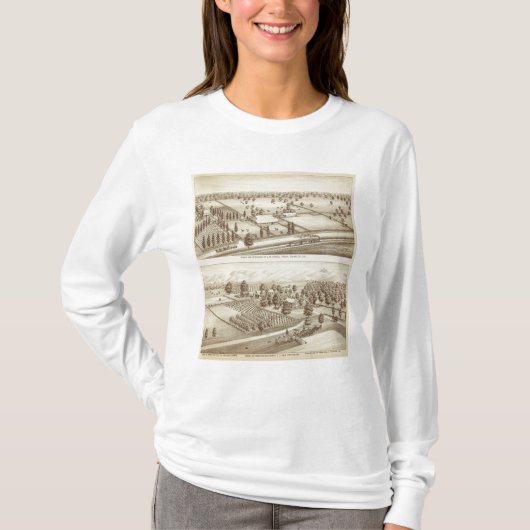 T-shirt Ranchs, Visalia, calorie (Devant)