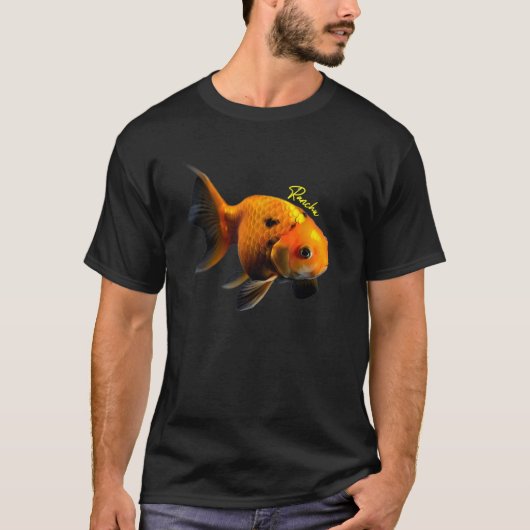 T-shirt Ranchu Goldfish Fancy Goldfish Amateurs de poisson (Devant)