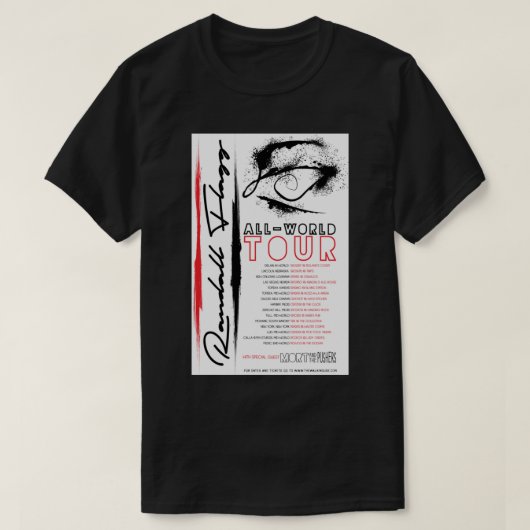 T-shirt Randall Flagg World Tour- ContemporaryJazzProg Roc (Design devant)