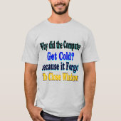 T-shirt ㋡ Random Computer Joke American Jersey T㋡ (Devant)