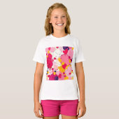 T-shirt "Random Love Thoughts" - Abstrait coloré (Devant entier)