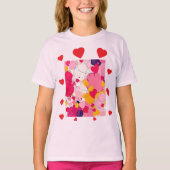T-shirt "Random Love Thoughts" - Abstrait coloré (Devant)