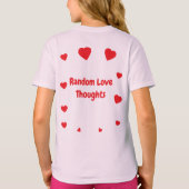 T-shirt "Random Love Thoughts" - Abstrait coloré (Dos)