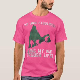 T-shirt Randonnée 47E Anniversaire Quarante-Sept Ans Monta