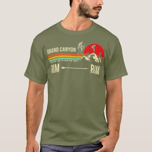 T-shirt Randonnée à Grand Canyon - Cadeau Randonnée - Homm (Devant)