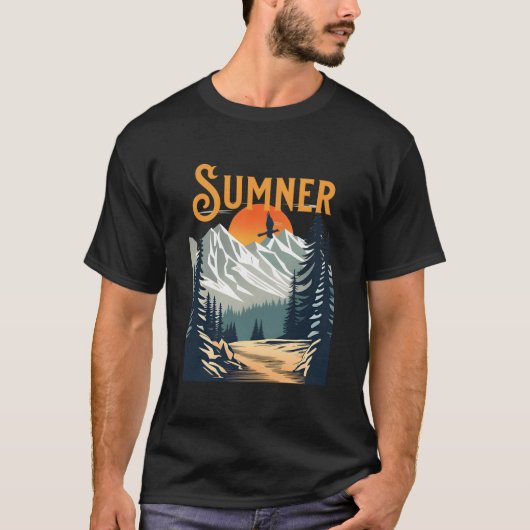 T-shirt Randonnée à Sumner (Devant)