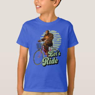 T-shirt Randonnée à vélo dans la forêt de Sasquatch