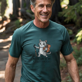 T-shirt Randonnée Adventure Cat