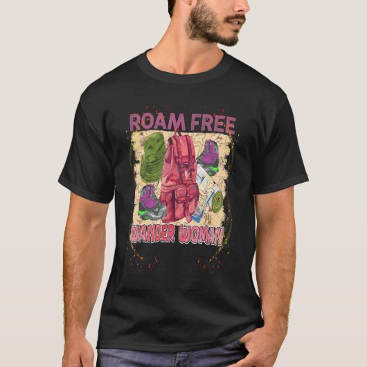 T-shirt Randonnée Alpinisme Roam Libre Wander Femmes Fores (Devant)