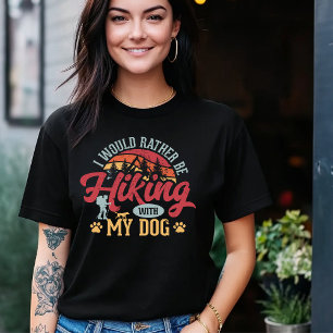 T-Shirt Randonnée avec mon chien