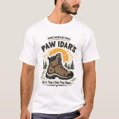 T-shirt Randonnée avec mon chien Paw-Idar's Randonnée Boot (Devant)