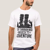 T-shirt Randonnée Boots Mountain Adventure Extérieur Devis (Devant)