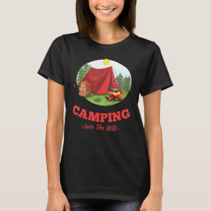 T-shirt Randonnée Camping Wilderness Nature Brave Et Sauva