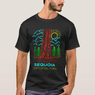 T-shirt Randonnée dans le parc national de la Sequoia vint