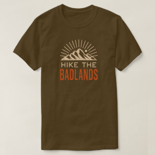 T-shirt Randonnée Dans Les Badlands Sunburst