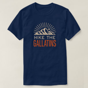 T-shirt Randonnée dans les montagnes Gallatin Sunburst