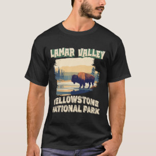 T-shirt Randonnée de bison de la vallée de Lamar du parc n