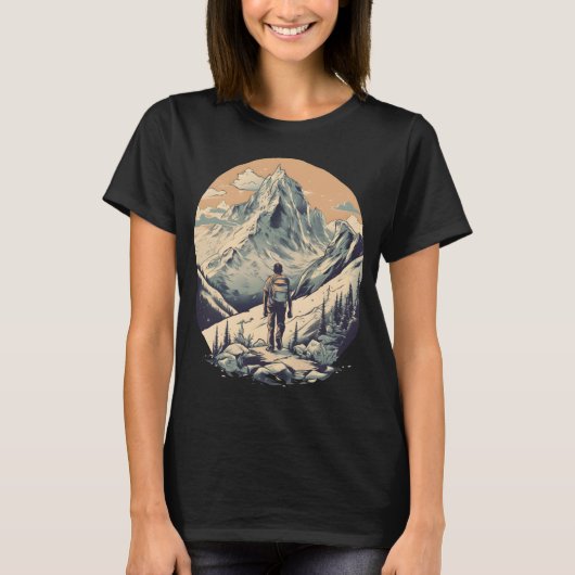 T-shirt Randonnée de montagne (Devant)