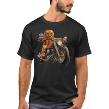 Randonnée de motards de Noël en pain d'épices