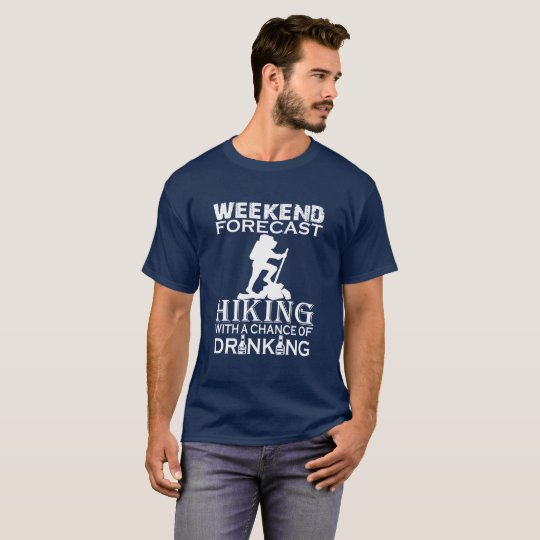 T-SHIRT RANDONNÉE DE PRÉVISION DE WEEK-END