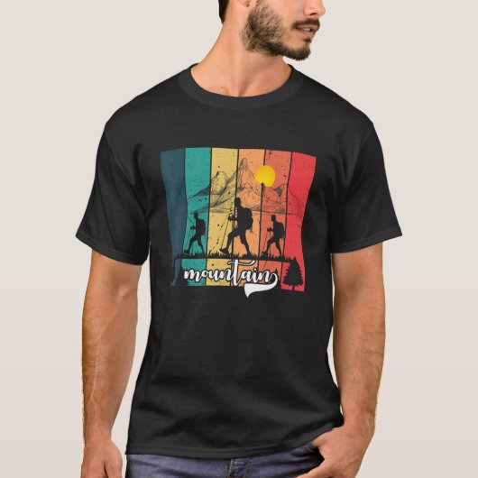T-shirt Randonnée des montagnes (Devant)