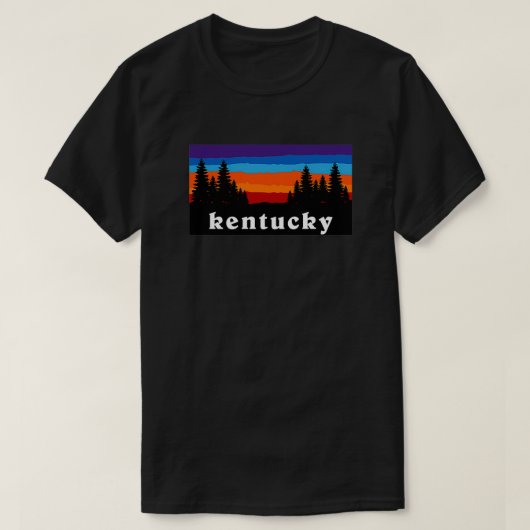 T-shirt Randonnée des montagnes du Kentucky (Design devant)