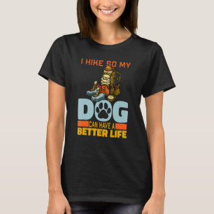 T-shirt Randonnée Dog Trail Mountain Wilderness Randonnée