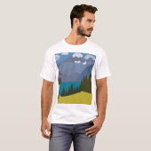 T-shirt Randonnée du lac des Alpes (Devant entier)