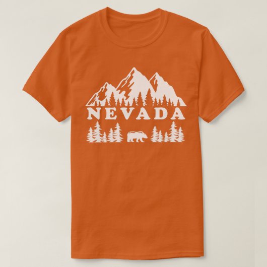 T-shirt Randonnée du Nevada (Design devant)