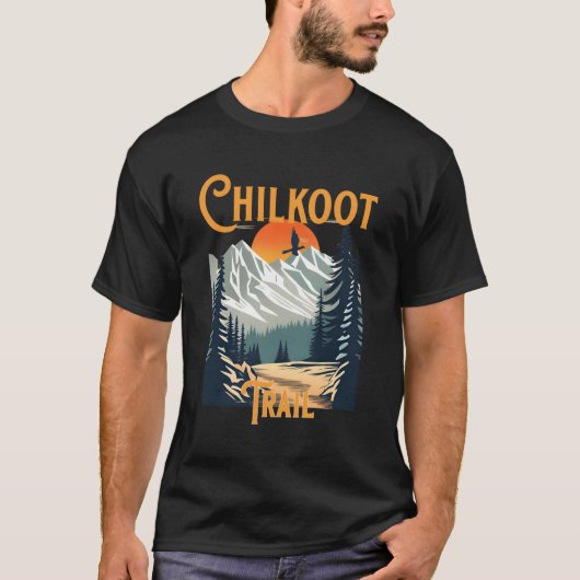 T-shirt Randonnée du sentier Chilkoot (Devant)