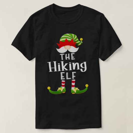 T-shirt Randonnée Elf Group Noël Funny Pajama Party (Design devant)