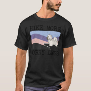 T-shirt Randonnée en Coton de Tulear Plus Inquiète Moins G