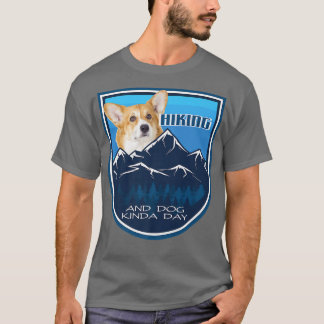 T-shirt Randonnée Et Chien Kinda Jour Corgi387