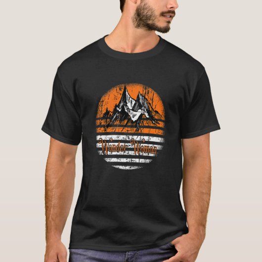 T-shirt Randonnée Femme Escalade Montagnes Femmes Trekking (Devant)