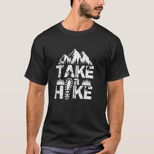 T-shirt Randonnée Funny Randonnée & Camping Mountain (Devant)