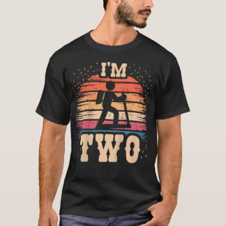 T-shirt Randonnée Garçon Fille 2 Ans Anniversaire 2Ème Ran