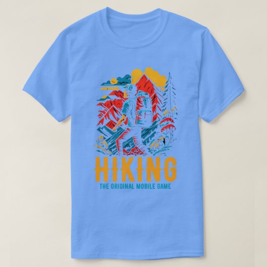 T-shirt Randonnée Le jeu mobile original Funny (Design devant)