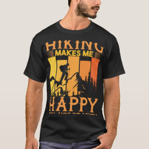 T-shirt Randonnée Life Randonnée me rend heureux Trekking