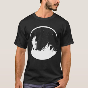 T-shirt Randonnée nocturne étoiles montagnes
